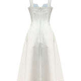 Felicia Dress Midi White
