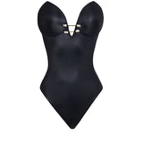 Ava Straplez One Piece Black