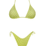 Ilari Thong Bikini Green