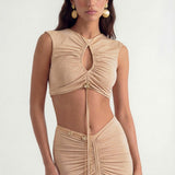 Giglio Beige Skirt