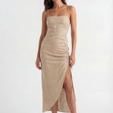 Naomi Beige Dres