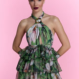 The Riviera Bloom Mini Elbise