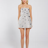 Megan Dress Silver