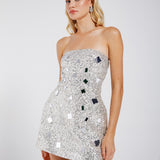 Megan Dress Silver