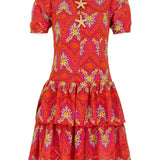 Fleur Turuncu Elbise