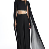 Maribella Bluz & Mila Maxi Etek Siyah Takım