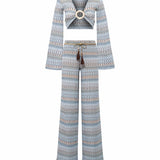 Capri Crop-Pants Set