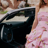 April Pink Floral Dress