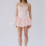 Khloe Ballerina Pink Elbise