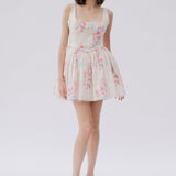Misty Floral Elbise