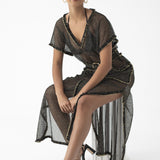 Mykonos Short Sleeve Belt Caftan