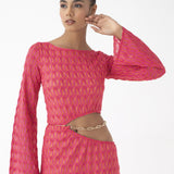 Côte D'Azur Long Sleeve Dress