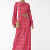 Côte D'Azur Long Sleeve Dress