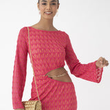 Côte D'Azur Long Sleeve Dress