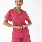 Côte D'Azur Buttons Detailed Short Sleeve & Short Set