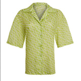 Guila Patterned Shirt Green