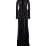 Monaco Long Sleeve Dress Black
