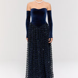 Throne of Velvet Gown Dress