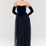 Throne of Velvet Gown Dress