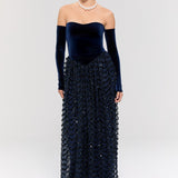 Throne of Velvet Gown Dress