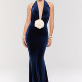 Alhambra Navy Gown Dress
