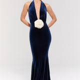 Alhambra Navy Gown Dress