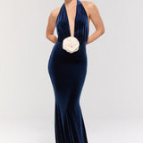 Alhambra Navy Gown Dress