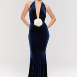 Alhambra Navy Gown Dress