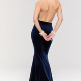 Alhambra Navy Gown Dress