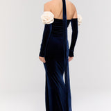 Versailles Rose Navy Gown Dress
