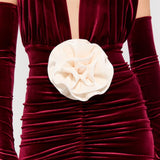 Mirabell Red Mini Dress