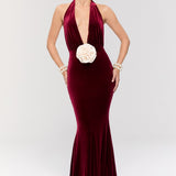 Alhambra Burgundy Gown Dress