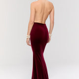 Alhambra Burgundy Gown Dress