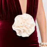 Alhambra Burgundy Gown Dress