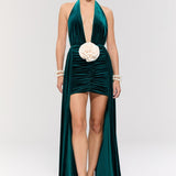 The Heiress Green Mini Dress