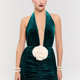 The Heiress Green Mini Dress