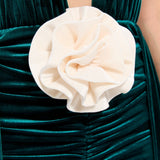 The Heiress Green Mini Dress