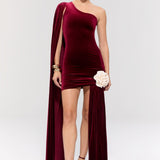 Empress Burgundy Dress