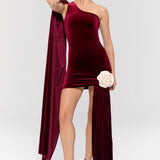 Empress Burgundy Dress
