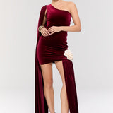 Empress Burgundy Dress