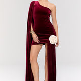 Empress Burgundy Dress
