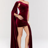 Empress Burgundy Dress