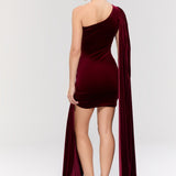 Empress Burgundy Dress