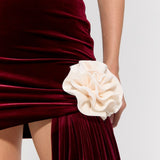 Empress Burgundy Dress