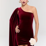 Empress Burgundy Dress
