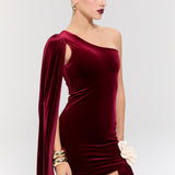 Empress Burgundy Dress
