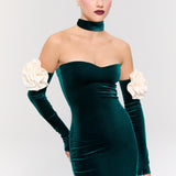 Versailles Rose Green Gown Dress