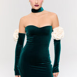 Versailles Rose Green Gown Dress