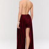 The Heiress Burgundy Dress