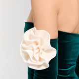 Versailles Rose Green Mini Dress